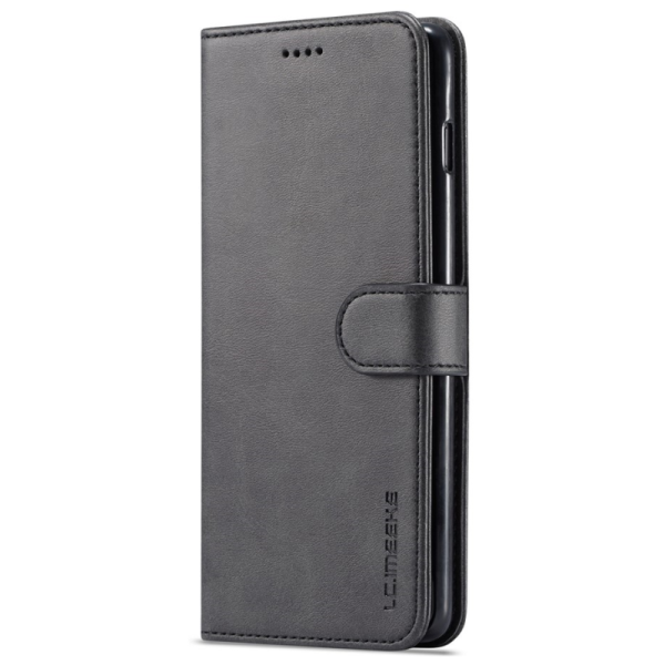 "LC.IMEEKE" Flip Book Case - Black (Galaxy S10)