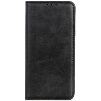 Nokia XR21 "Split" black leather flip case - book | Priedai.lt