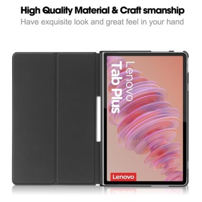 Lenovo Tab Plus 11.5" (TB351FU) „Saige" Flip Book Case - Black (foldable) | Priedai.lt