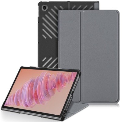 Lenovo Tab Plus 11,5 (TB351FU) Flip Book Case - Grey (foldable) | Priedai.lt
