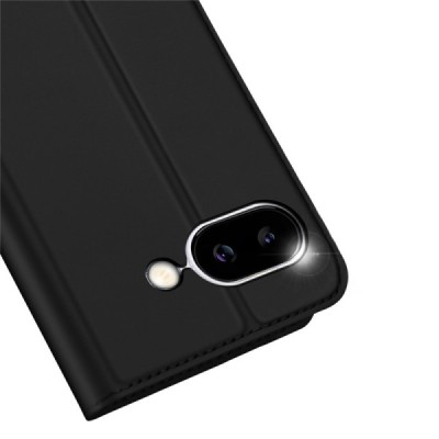 Google Pixel 9a "Dux Ducis" Skin Flip Book Case Cover - black | Priedai.lt