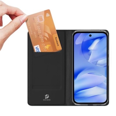 Google Pixel 9a "Dux Ducis" Skin Flip Book Case Cover - black | Priedai.lt