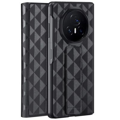 Huawei Honor Magic V3 5G "Dux Ducis" Fitt Flip Book Case Cover - black | Priedai.lt