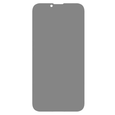 Apple iPhone 14, 13 (13 Pro) "RURIHAI" Tempered Glass privacy enhanced protection black full coverage screen protector | Priedai