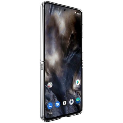 Samsung Galaxy Flip7 "Imak" Crystal plastic transparent (transparent) case - back | Priedai.lt