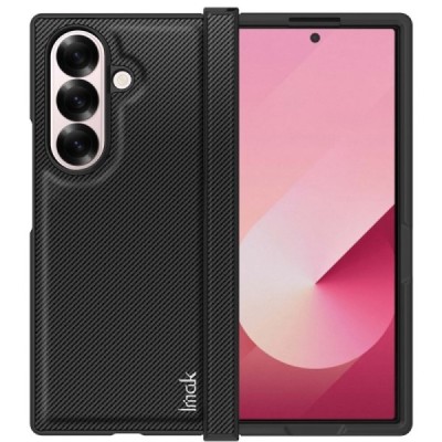 Samsung Galaxy Fold7 Imak Fiber black plastic case - back | Priedai.lt
