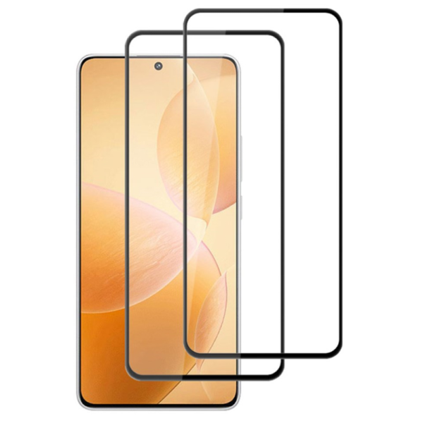 „Amorus“ set of protective screen glasses (fully covering) - black (Poco X6 Pro 5G / Redmi K70E)
