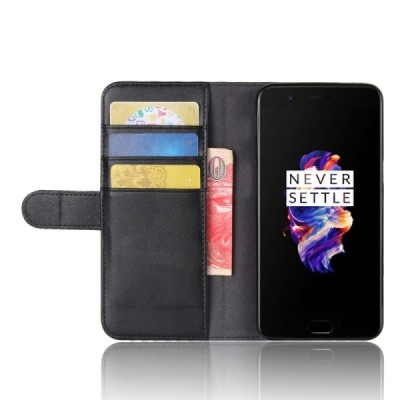 OnePlus 5 Binfen Flip Book Case - Black | Priedai.lt