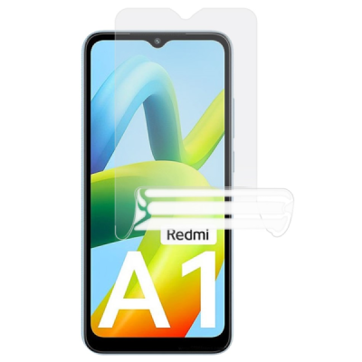 Xiaomi Redmi A2 (A1, A2+, A1+) JUNLI (TPU) transparent protective full-coverage screen protector | Priedai.lt
