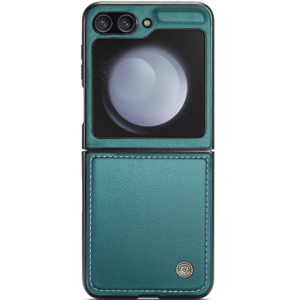„CaseMe“ Leather plastic case - Green (Galaxy Flip7 FE / Flip6)