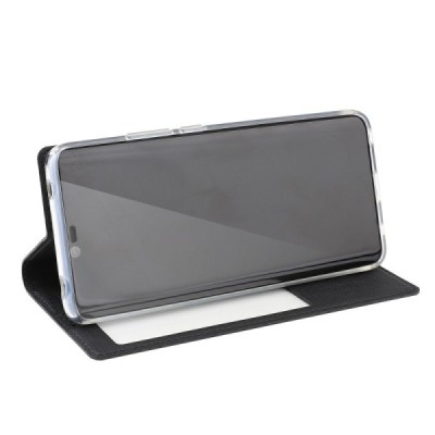 Huawei Mate 20 Pro "Vili" S View Cover flip black case with window | Priedai.lt