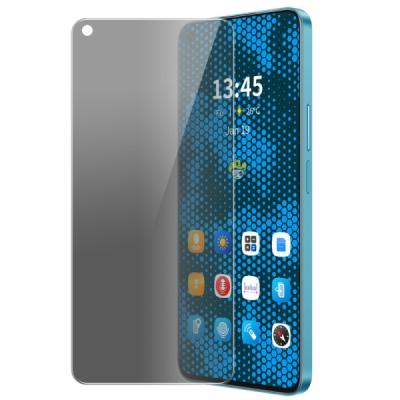 OnePlus Nord CE "Calans" 9H Tempered Glass privacy enhanced protection black full coverage screen protector | Priedai.lt
