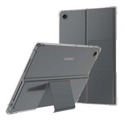 Lenovo Tab Plus 11.5" (TB351FU) reinforced protection hard silicone TPU transparent case - back | Priedai.lt