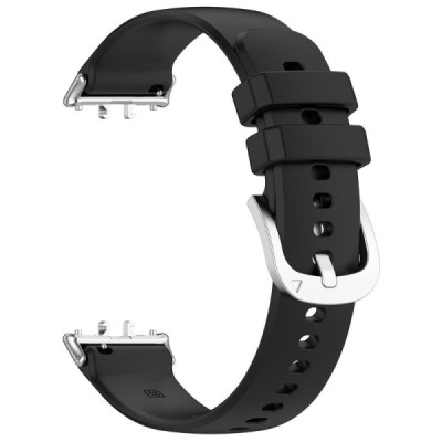 Samsung Galaxy Fit3 hard silicone (TPU) black bracelet | Priedai.lt