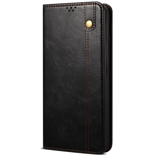 Crazy Horse Flip Case - Black (CMF Phone 1)