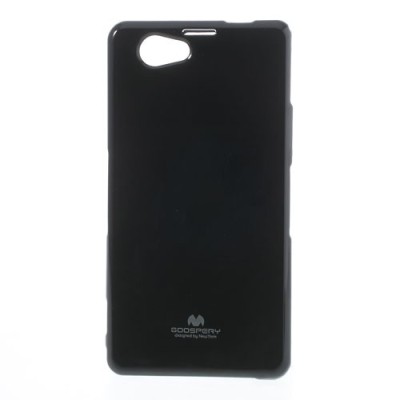 Sony Xperia Z1 Compact juodas Mercury kieto silikono (TPU) dėklas / Priedai.lt