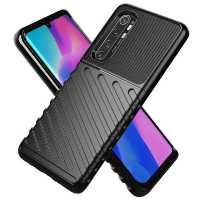 Xiaomi Mi Note 10 Lite "Mofan" Thunder hard silicone (TPU) case black - cover | Priedai.lt