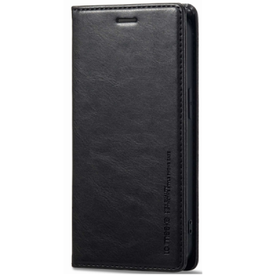 Apple iPhone 12 Mini LC IMEEKE Flip Book Case Cover - Black | Priedai.lt