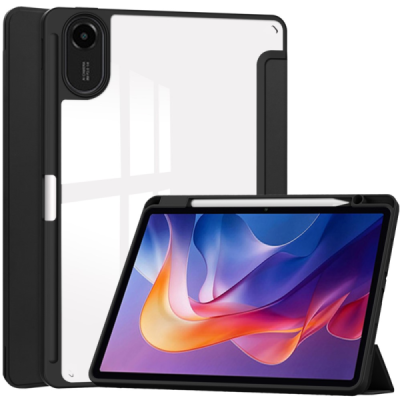 Xiaomi Redmi Pad 2 Copernice flip-up black leather case - book with a place for the pen | Priedai.lt