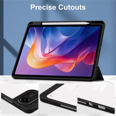 Xiaomi Redmi Pad 2 Copernice flip-up black leather case - book with a place for the pen | Priedai.lt