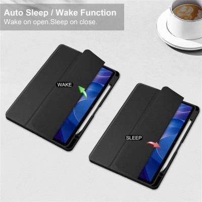 Xiaomi Redmi Pad 2 Copernice flip-up black leather case - book with a place for the pen | Priedai.lt