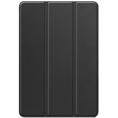 Samsung Galaxy Tab S10 FE+ flip black leather case - book with stylus slot | Priedai.lt
