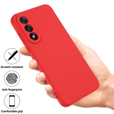 OnePlus Nord 5 "Shell" hard liquid silicone (TPU) case red - cover | Priedai.lt