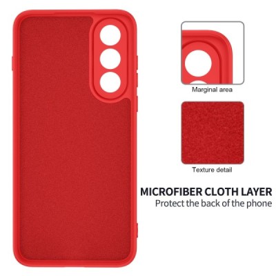 OnePlus Nord 5 "Shell" hard liquid silicone (TPU) case red - cover | Priedai.lt