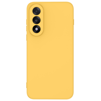 OnePlus Nord 5 "Shell" hard liquid silicone (TPU) case yellow - cover | Priedai.lt