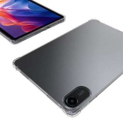 Xiaomi Redmi Pad 2 reinforced protection hard silicone TPU transparent case - back | Priedai.lt