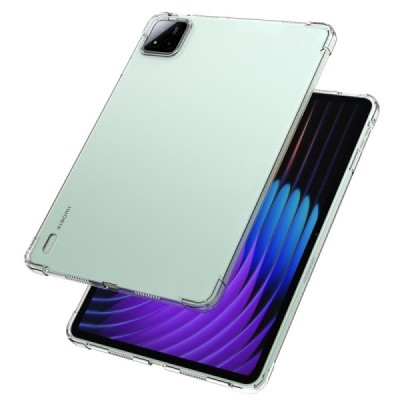 Xiaomi Pad 7 / Pad 7 Pro reinforced protection hard silicone TPU transparent case - back | Priedai.lt