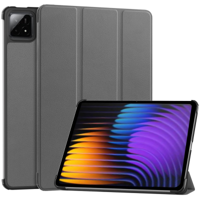Xiaomi Pad 7 / Pad 7 Pro „Saige" Flip Book Case - Grey (foldable) | Priedai.lt