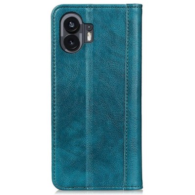 Nothing Phone 2 Binfen Solid Flip Book Case - Green | Priedai.lt