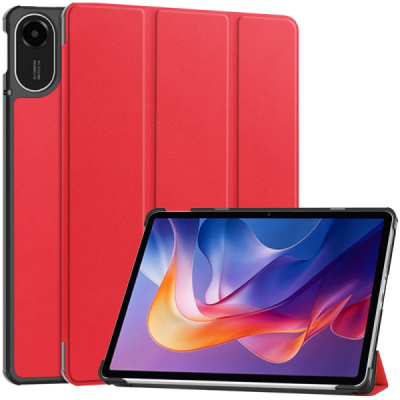 Xiaomi Redmi Pad 2 „Saige" Flip Book Case - Red (foldable) | Priedai.lt