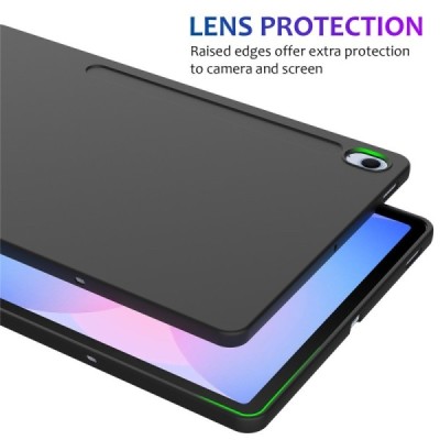 Samsung Galaxy Tab S10 FE+ Shell Hard Silicone TPU Case Cover - Back | Priedai.lt