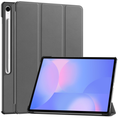 Samsung Galaxy Tab S10 FE+ „Saige" Flip Book Case - Grey (foldable) | Priedai.lt