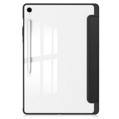 Samsung Galaxy Tab S10 FE+ Copernice flip-up black leather case - book with a place for the pen | Priedai.lt