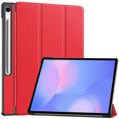 Samsung Galaxy Tab S10 FE+ „Saige" Flip Book Case - Red (foldable) | Priedai.lt