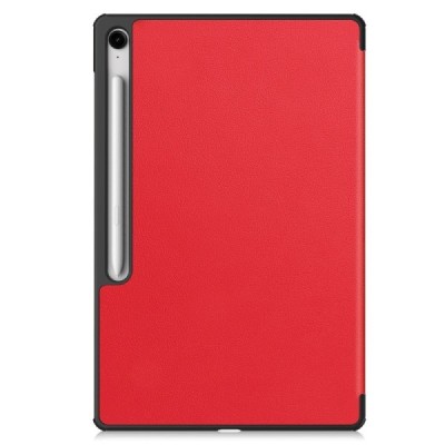 Samsung Galaxy Tab S10 FE+ „Saige" Flip Book Case - Red (foldable) | Priedai.lt