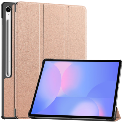 Samsung Galaxy Tab S10 FE+ „Saige" Flip Book Case - gold (foldable) | Priedai.lt