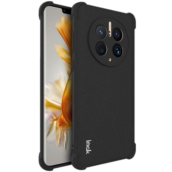 "Imak" reinforced protection hard silicone matte (TPU) case - black (Mate 50 Pro)