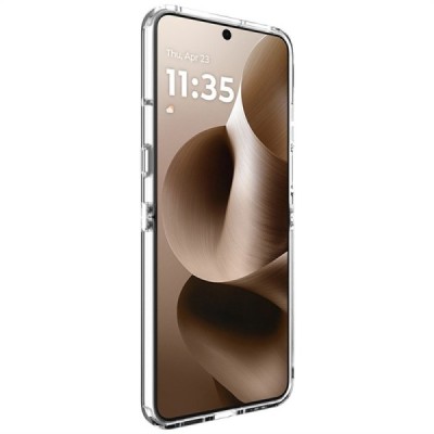 Motorola Razr 60 Ultra "Imak" reinforced protection hard silicone TPU clear, transparent case - back | Priedai.lt