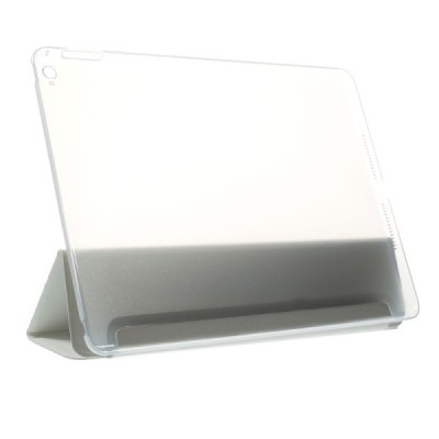 Apple iPad Air 2 plonas atverčiamas baltas odinis dėklas / Priedai.lt