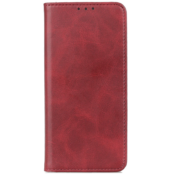 "Binfen" Split flip book case - Red (Moto G56)