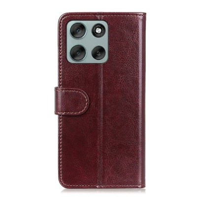 Motorola Moto G56 Binfen Flip Book Case - Brown | Priedai.lt