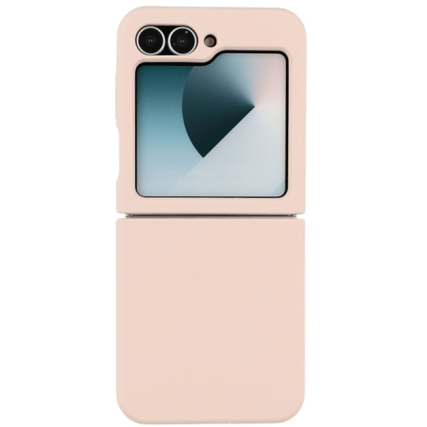 "Shell" hard silicone (TPU) case - pink (Galaxy Flip6)
