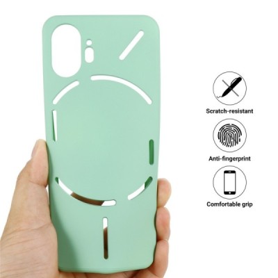 Nothing Phone 2 "Shell" hard liquid silicone (TPU) case green - cover | Priedai.lt
