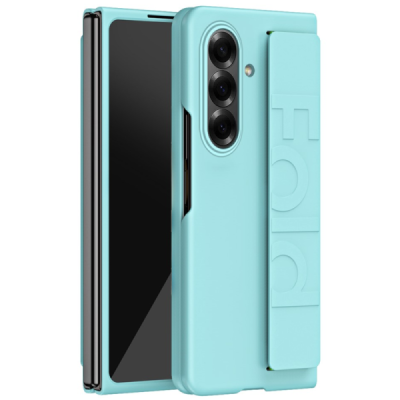 Samsung Galaxy Fold7 Foldable mint plastic case - back | Priedai.lt