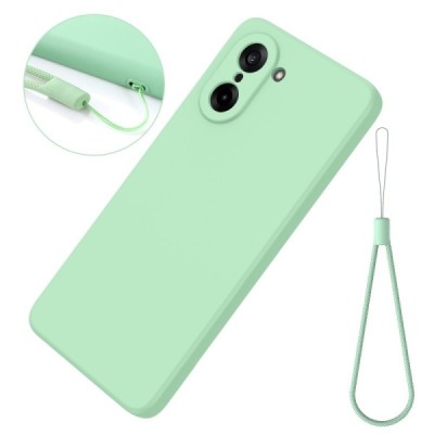 OnePlus Nord CE5 "Shell" hard liquid silicone (TPU) case green - cover | Priedai.lt