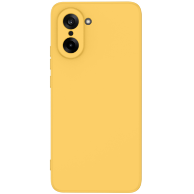 OnePlus Nord CE5 "Shell" hard liquid silicone (TPU) case yellow - cover | Priedai.lt